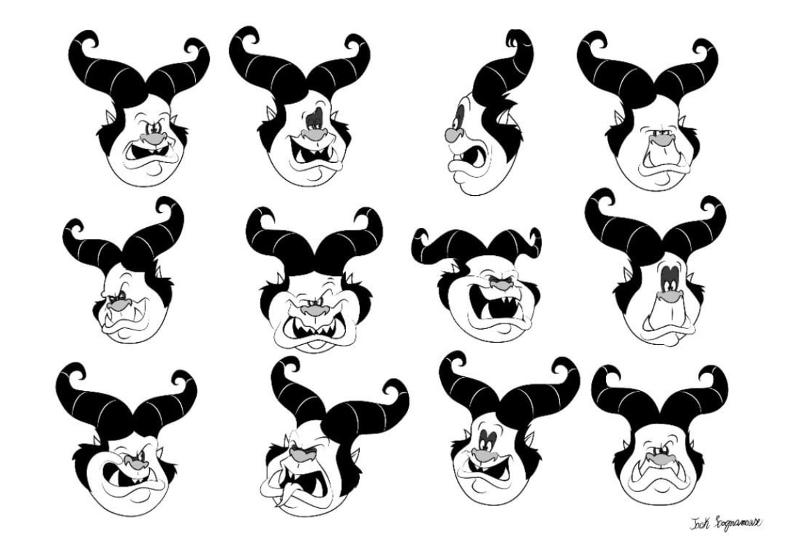 Facial-expressions-of-the-demon